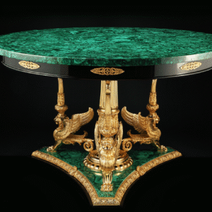 Royal Luxury Malachite Round Dining Table