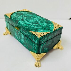 Luxury Malachite Jewellery Box