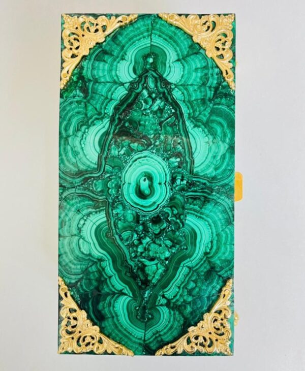 Luxury Malachite Jewellery Box - Image 2